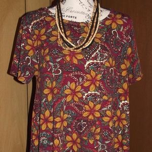 LulaRoe "Carly" Paisley & Flower